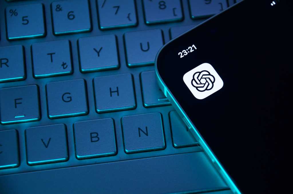 ChatGPT icon mobile app on a screen smartphone iPhone. ChatGPT is an artificial intelligence chatbot developed by OpenAI. 20.12.2024. İstanbul, Türkiye