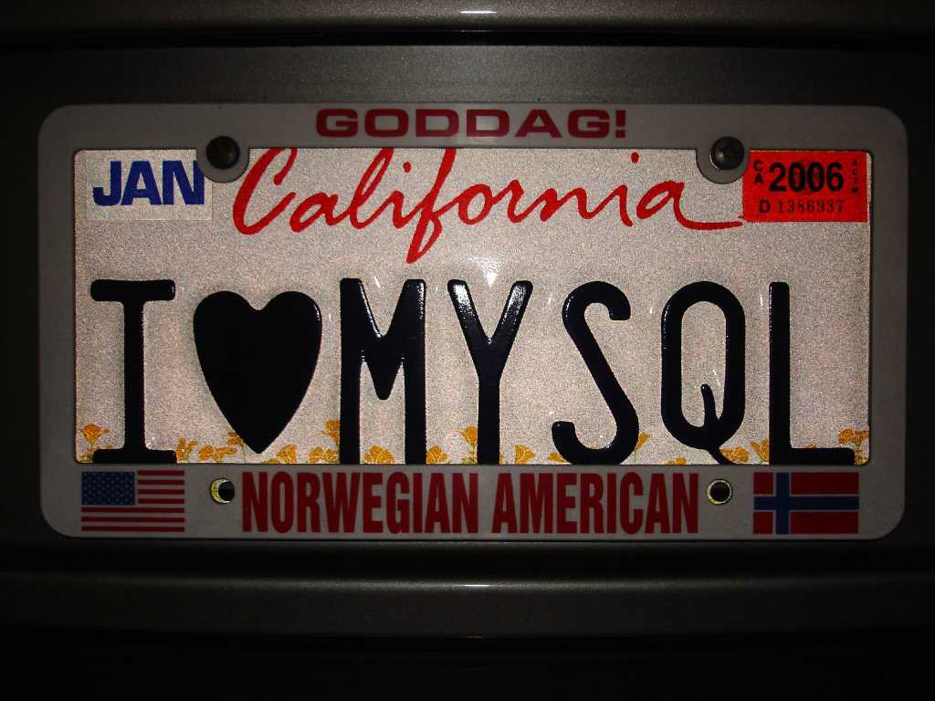 MySQL plate